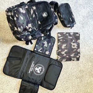 Camouflage Baby Diaper Bag Backpack with Changing Pad